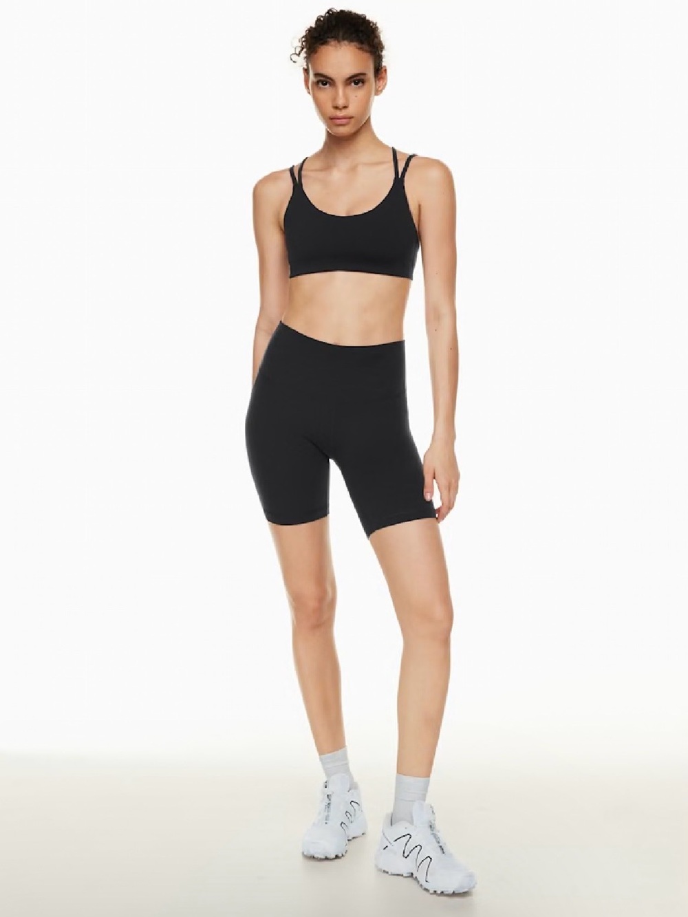 Aritzia TnaBUTTER™ Atmosphere Hi-Rise 7” Bike Shorts Black - Large
